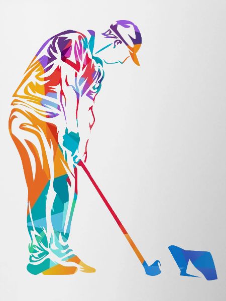 Flinker Minigolfspieler Turnierass