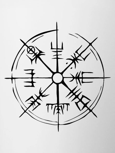 Vegvisir Wikinger Kompass