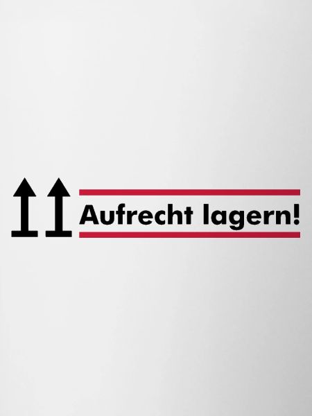 aufrecht lagern
