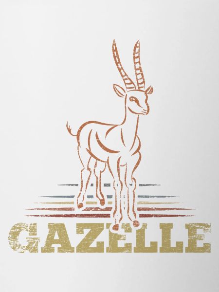 Flinke Gazelle Steppenbewohner