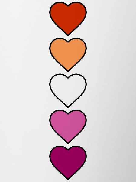 Lesbian Lesbian Hearts