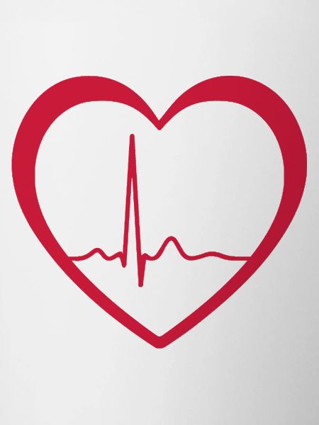 Heartbeat ECG Line Medical Pulse Wave Icon Vector