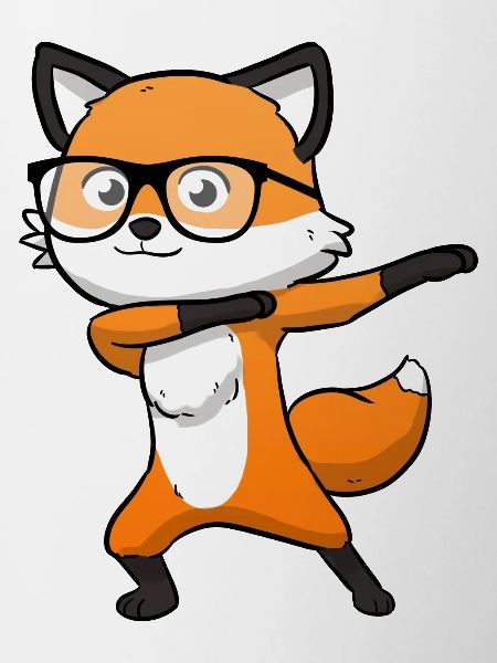 Fuchs Dab Dabbing Füchsin