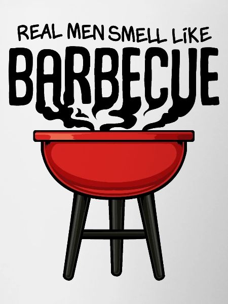 Roter Kesselgrill Illustration