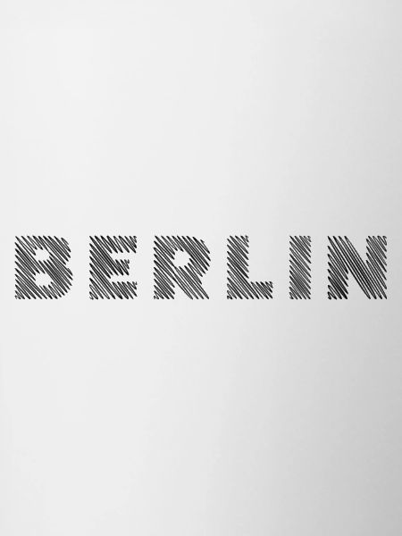 Berlin German Capital Hatching Letter
