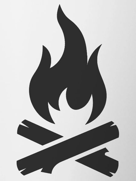 Campfire logo symbol