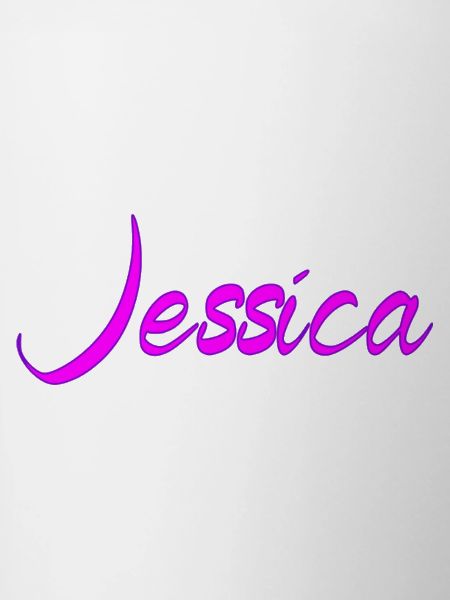 Jessica Neon Script Pink