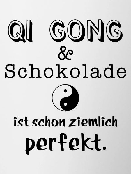 qi gong und schokolade