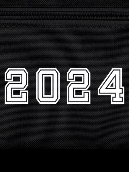 2024 Silvester Neujahr schwarz