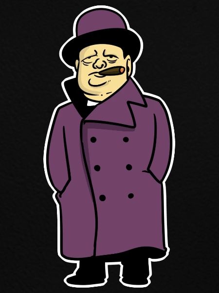 Zielstrebiger Winston Churchill