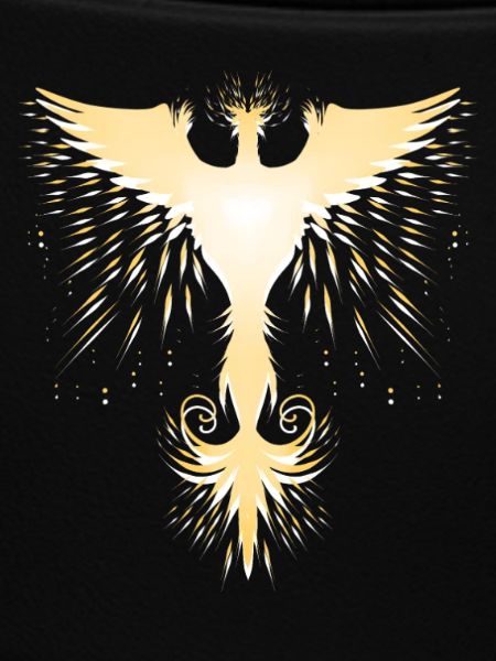 Goldener Phönix Feuervogel