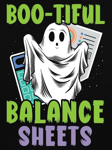 Boo-tiful Balance Sheets Buchhalterin Halloween