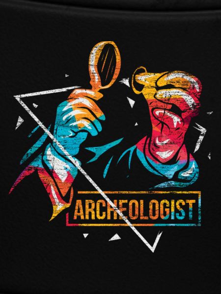 Wissbegieriger Archäologe Feldarbeit