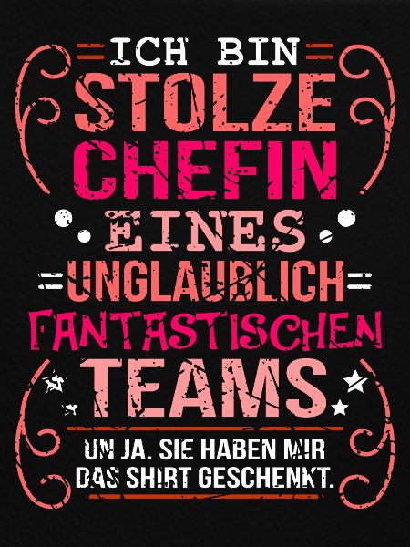 Stolze Chefin Firma Boss