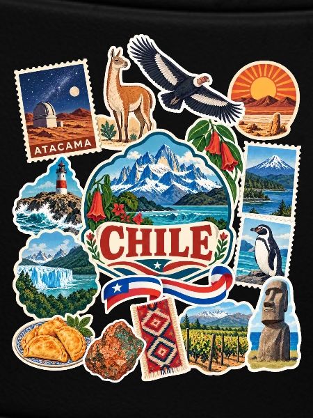Chile Reisesticker