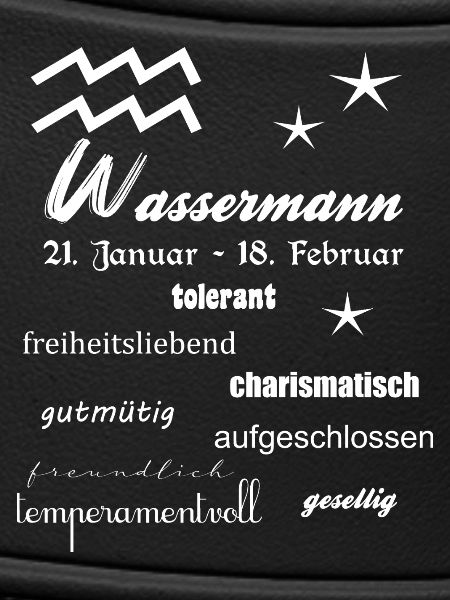 Wassermann Sternzeichen