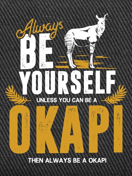 Rätselhaftes Okapi Kongobecken