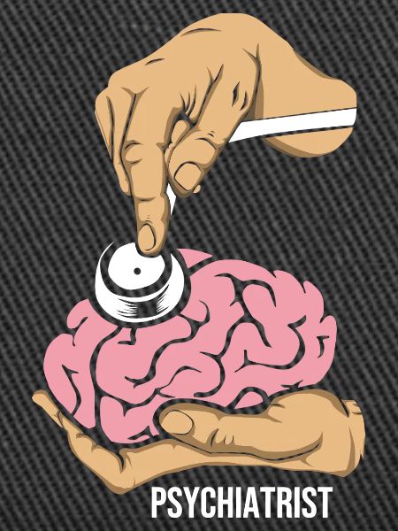Schlauer Psychiater Gehirnexperte
