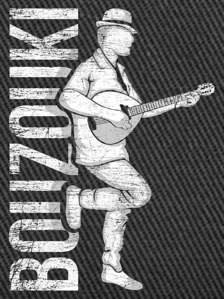 Leidenschaftlicher Bouzouki Virtuose