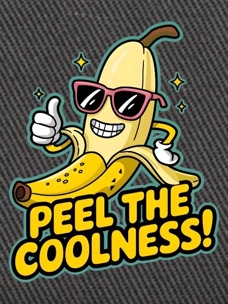 Schälen Sie die Coolness!