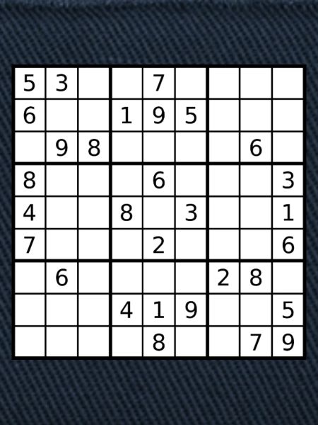 Raffiniertes Sudoku Zahlenlogik