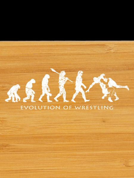 Wrestling Evolution Silhouette Wrestler Gift