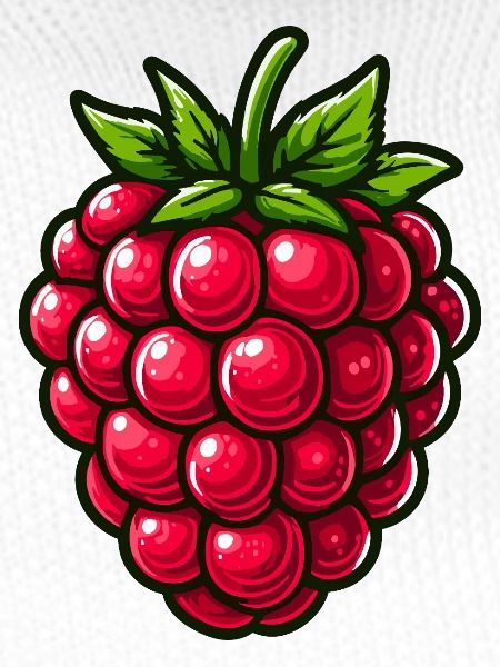 Raspberry, fruit