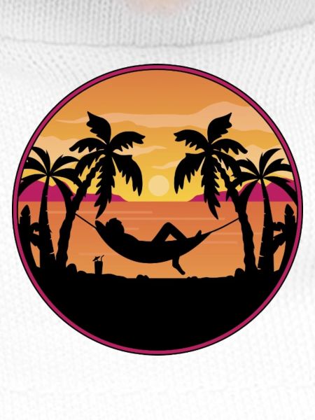 Palm Trees Hammock Sunset