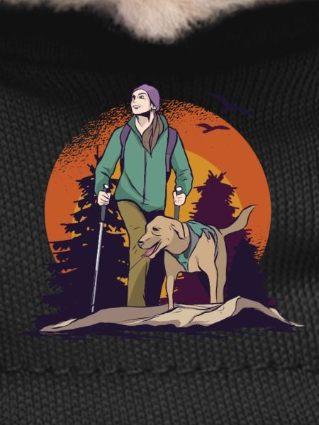Walking with the dog