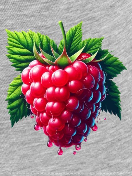 Runny leafy raspberry