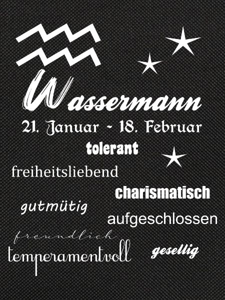 Wassermann Sternzeichen