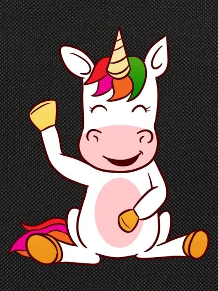 Winke Einhorn