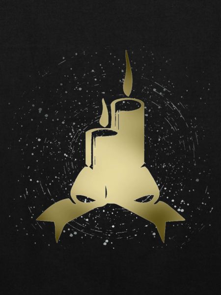 Goldene Kerzenkrone