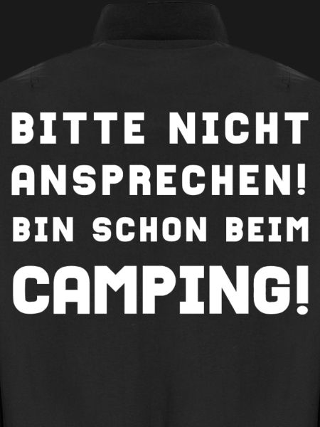 bitte nicht ansprechen camping