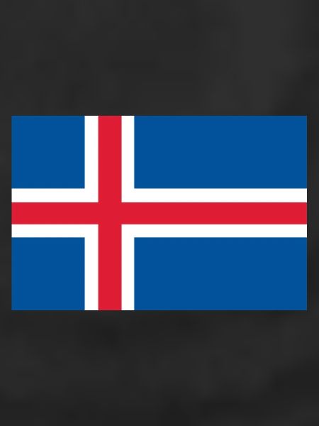 Island Flagge