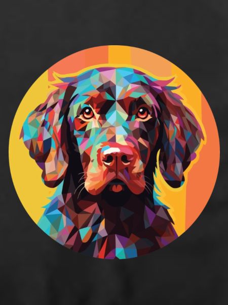 Pudelpointer Hunderasse Aquarell Illustration