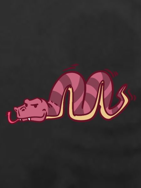 Geheimnisvolle Python Urwaldbewohner