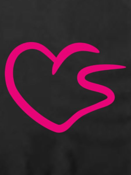 Herz Buchstabe S Anfangsbuchstabe Rosa