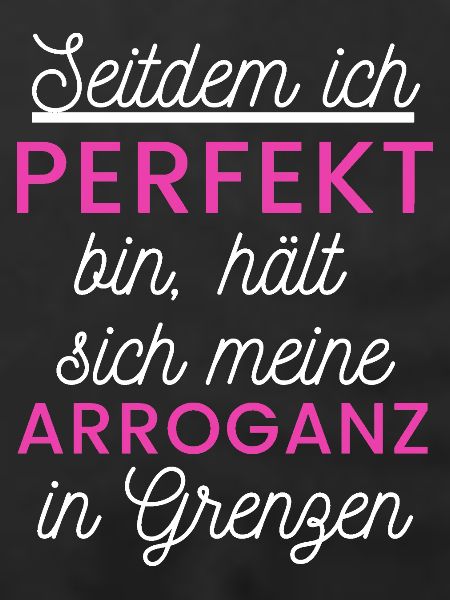 Selbstironische Perfektion