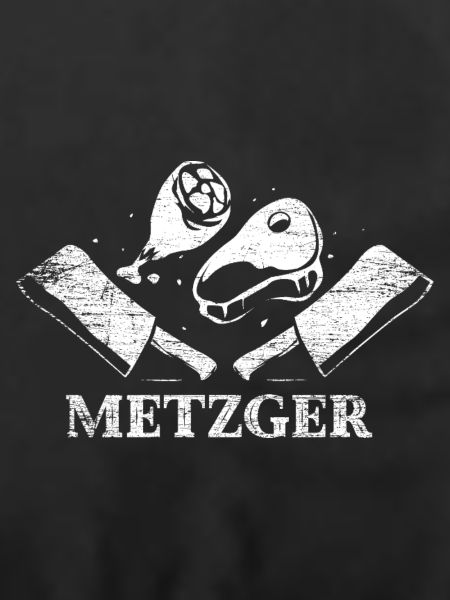 Schneidiger Metzger Handwerksberuf