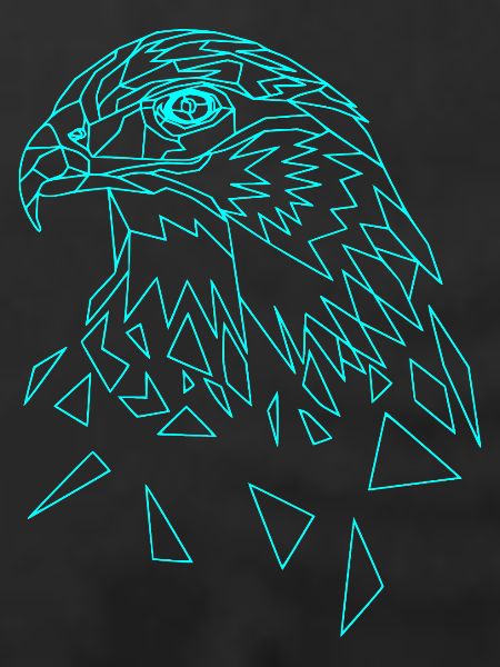 Adler geometrisch