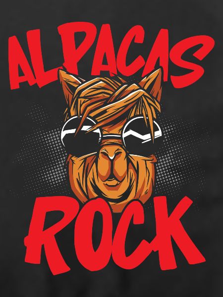 Alpakas rocken Llama Alpakaflüsterer Nutztier