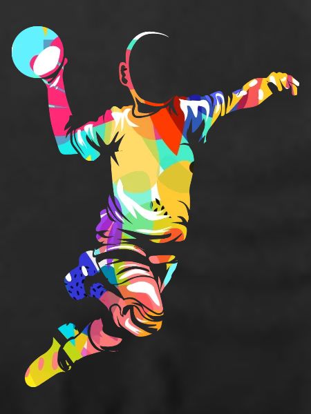 Blitzschneller Handball Torjäger