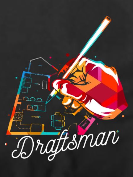 Präziser Bauzeichner Konstruktion