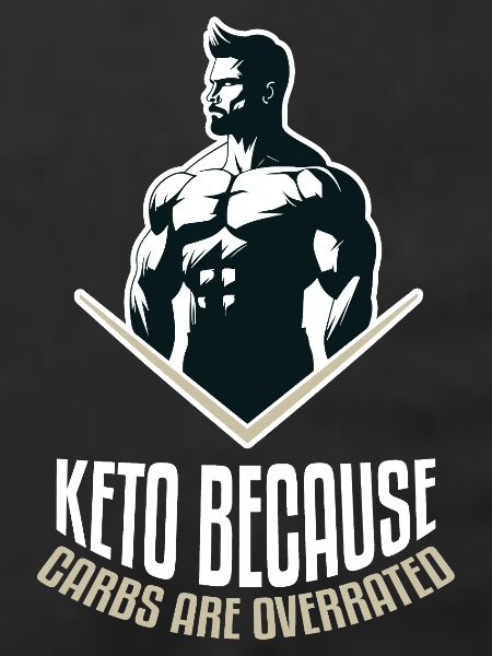 Entzückendes fröhliches Keto-Zitat