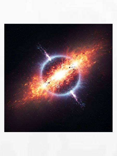 Kosmischer Orbit Kunstdruck