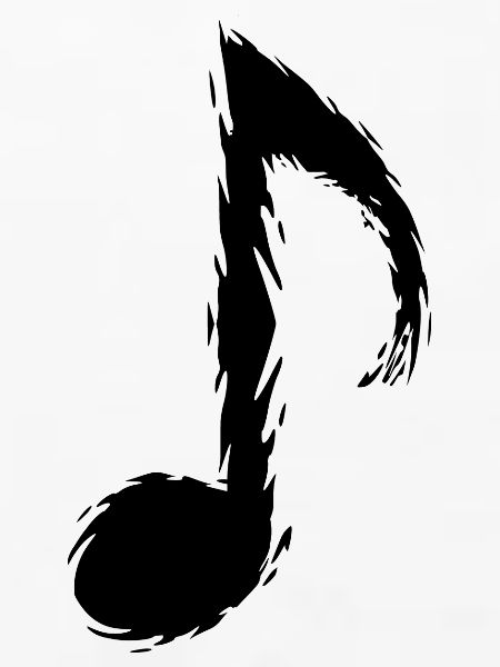 Musik Note Schwarz Musiknote