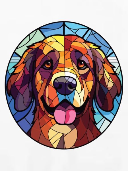 Akbash Hund Aquarell Bunte Malerei
