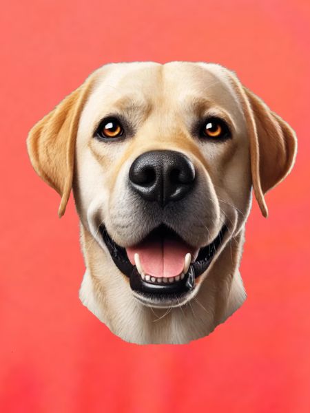 Grinsender Labrador