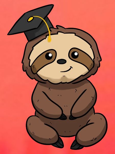 Graduation Sloth